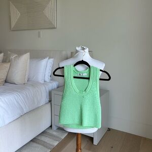 Zara Light Green Knit Top